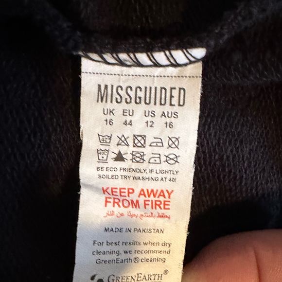 Missguided cotton blend long sleeve dress - Picture 6 of 7